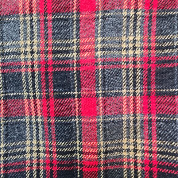 Vtg Requirements Wool Blazer Jacket Womens 14 Holiday Plaid Academia Preppy Lux - Picture 4 of 10